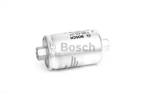 Image of Bosch Fuel Filter In-Line Filter 0 986 450 124 CHEVROLET,LADA,Niva I,Niva (2121, 2131),NIVA II (2123),SAMARA (2108, 2109, 2115, 2113, 2114)