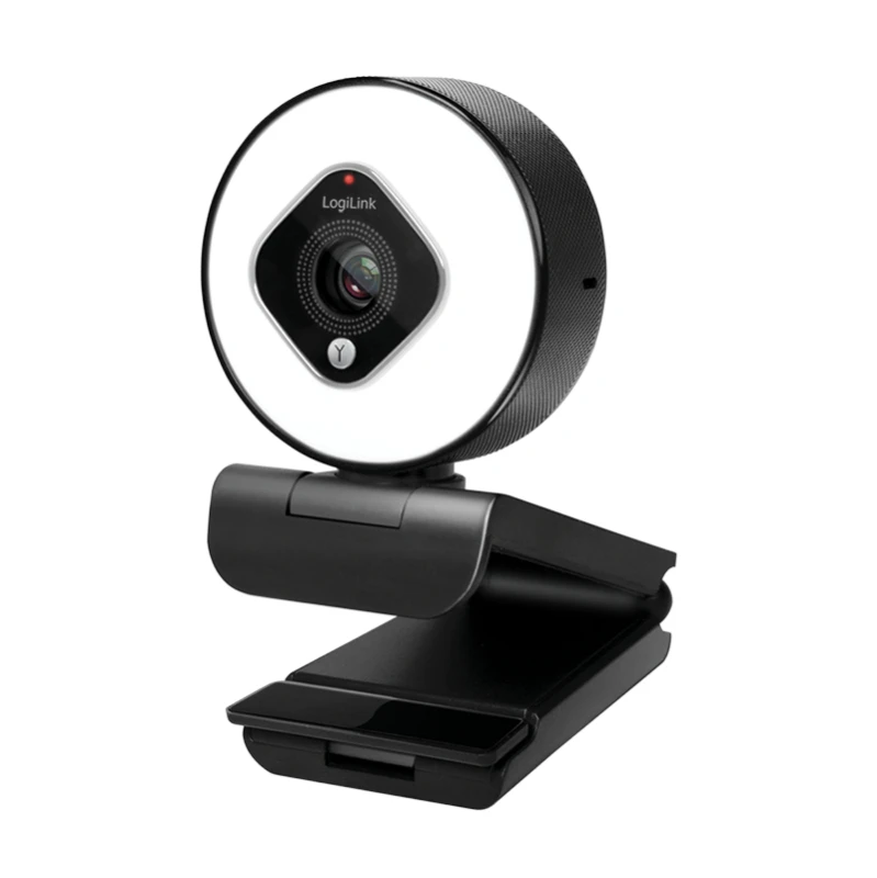Image of LogiLink UA0384 webcam 2 MP 1920 x 1080 pixels USB 2.0 Black. White
