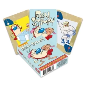 Image of Ren & Stimpy Playing Cards Cartoon