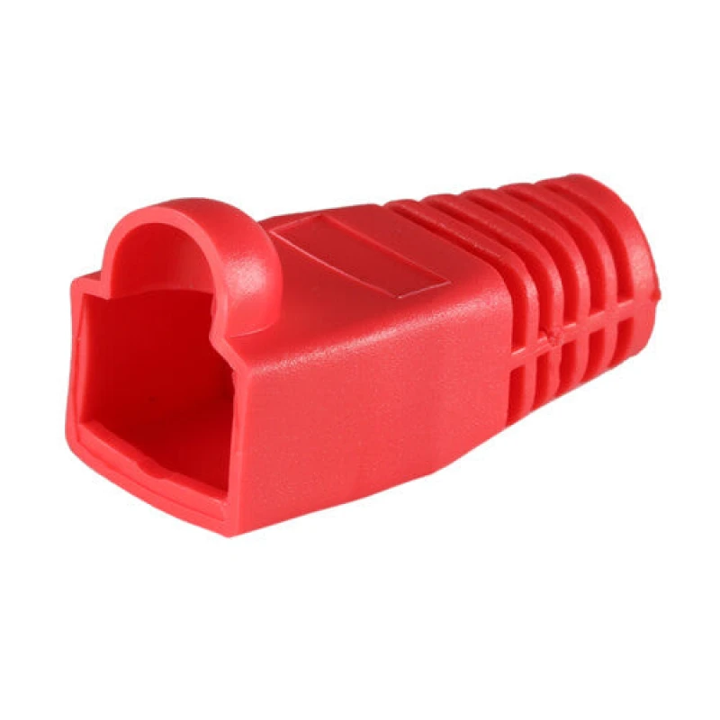 Image of Cablenet Cablenet RJ45 Cat6a Boot Red 6.5mm 22-2081