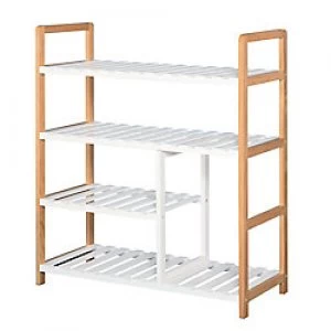Image of HOMCOM Shoe Rack Wood 880 mm x 145mm x 355 mm