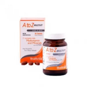 Image of HealthAid A to Z Multivit 30 tablet