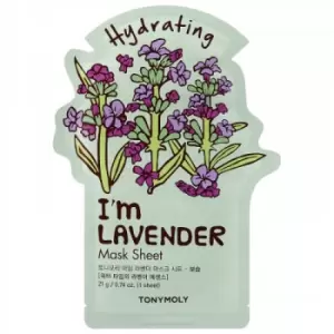 Image of TONYMOLY I'm Real Lavender Sheet Mask 1pcs