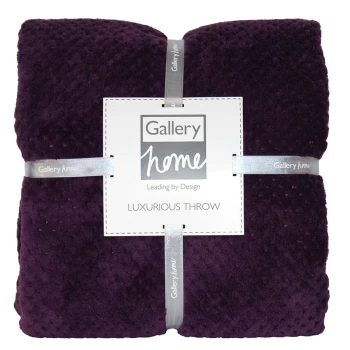 Image of Robert Dyas Gallery Waffle Fleece Throw