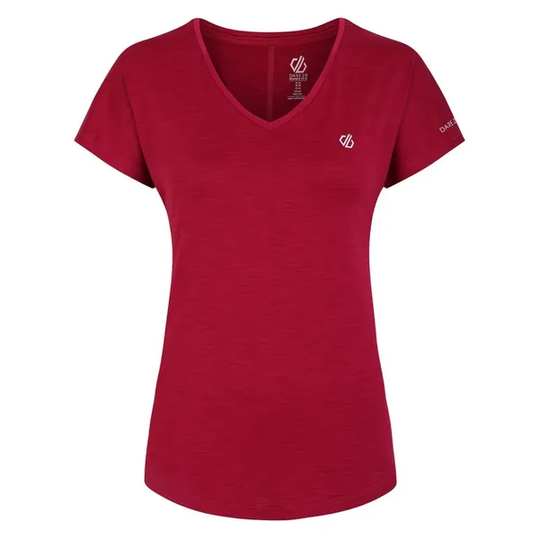 Image of Dare 2B Womens Vigilant Lightweight Wicking Active T Shirt 14 - Bust 38' (97cm) Berry Pink DWT455-176-14