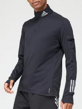 Image of Adidas Warm Half Zip - Black