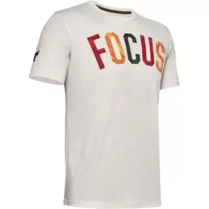 Image of Under Armour Armour Rock Focus T Shirt Mens - Grey