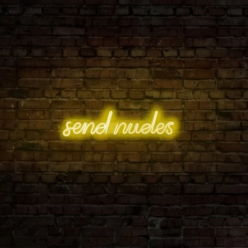 Image of Send Nudes - Yellow Yellow Wall Lamp