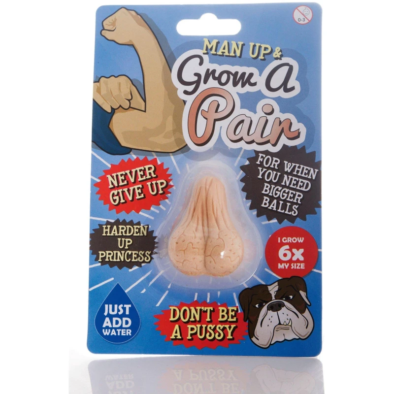 Image of Boxer Gifts Grow A Pair - Beige Beige One Size