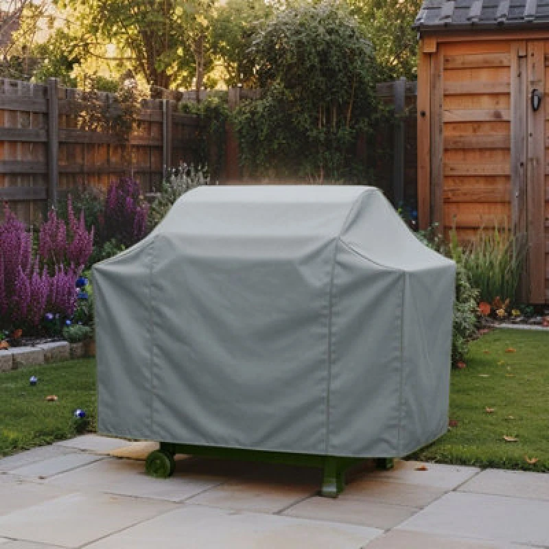 Image of Home Source Duracover 122Cm Heavy Duty Outdoor Waterproof & Uv Polyester Bbq Grill Protective Cover