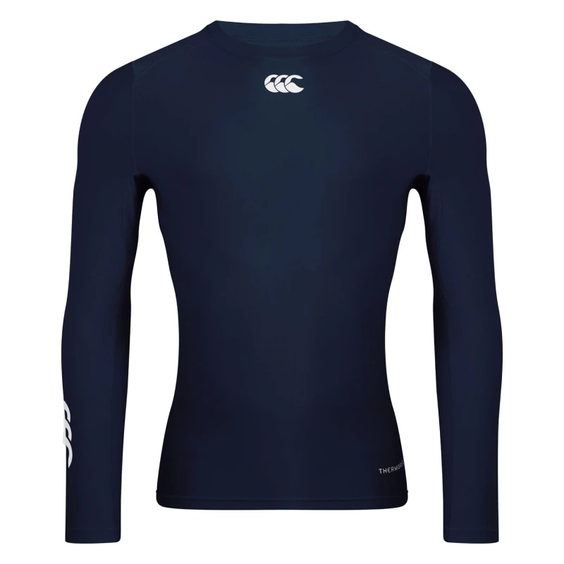 Image of Canterbury Canterbury Men Thermoreg Long-Sleeved Top in Navy Size: Small Navy S Male 5063806701057