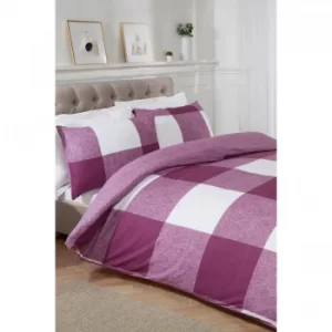 Image of Chunky Gingham Reversible Duvet Set