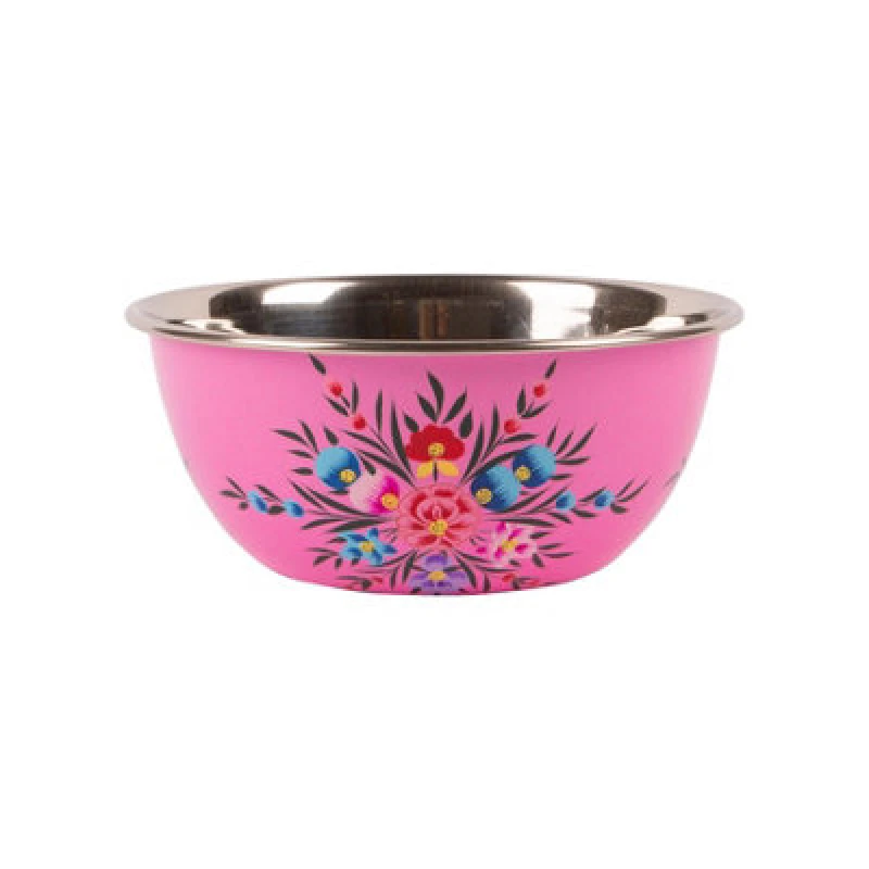 Image of Billycan Picnic Bowl - 18.5Cm - Raspberry Pansy