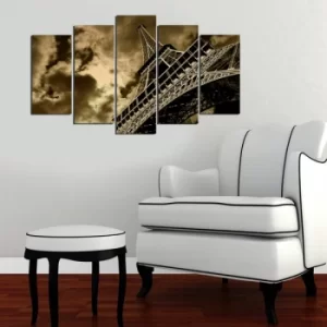 Image of 5MF-67 Multicolor Decorative MDF Painting (5 Pieces)