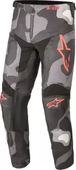 Image of Alpinestars Racer Tactical Youth Motocross Pants, black-red, Size 24, black-red, Size 24