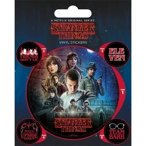 Image of Stranger Things - One Sheet Vinyl Sticker