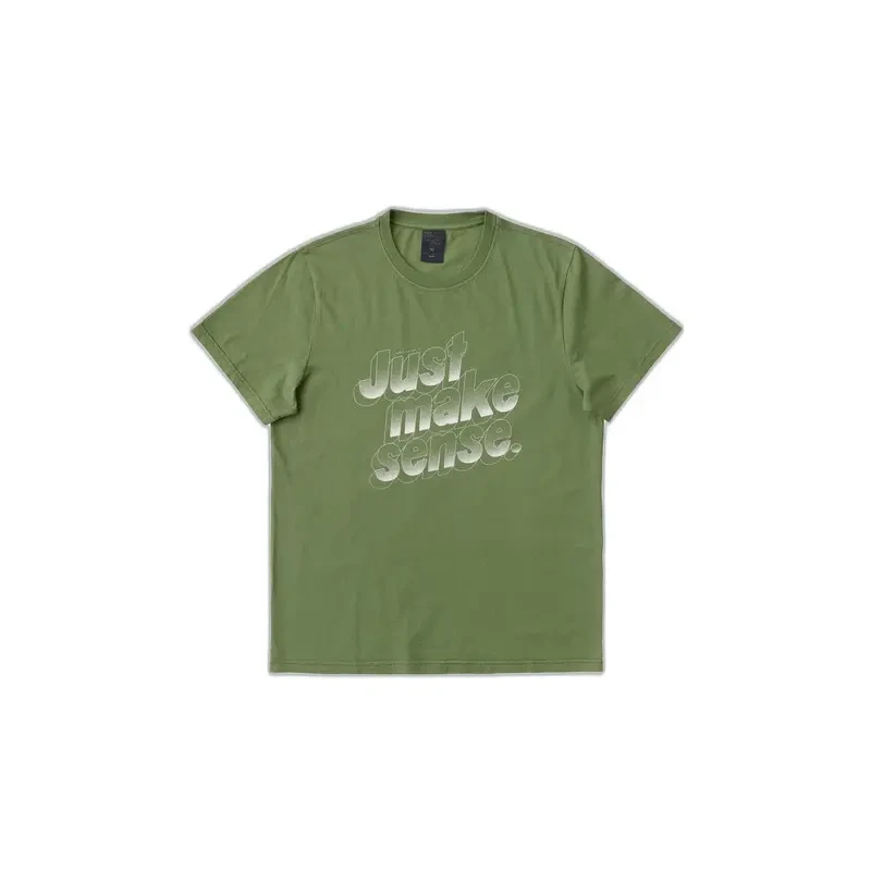 Image of Nudie Jeans T-Shirt Nudie Jeans Roy Make Sense Vert Unisex M