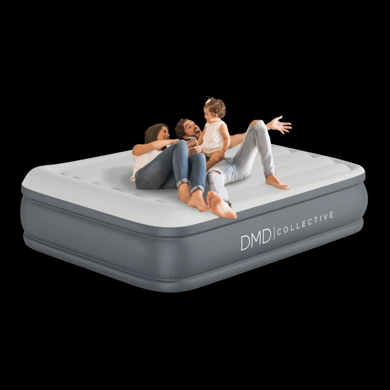Image of DMD Inflatable Double Mattress, Grey DMD124