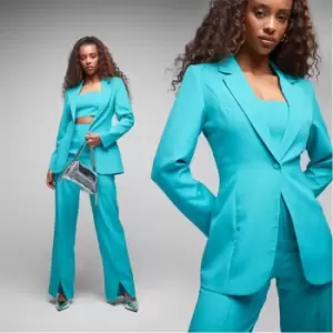 Image of Missguided Tailored Slim Fit Blazer - Blue