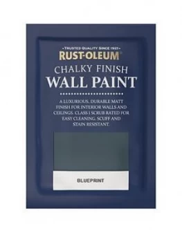 Image of Rust-Oleum Rust-Oleum Chalky Wall Paint 10ml Tester Sachet Blueprint