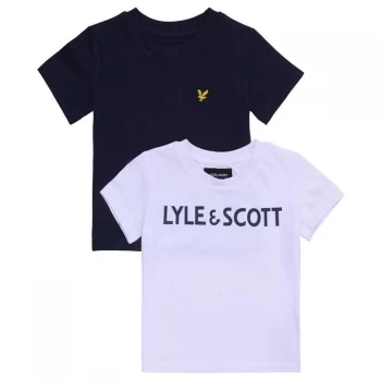 Image of Lyle and Scott Lyle 2pc SS Tee Set BB13 - Bright White