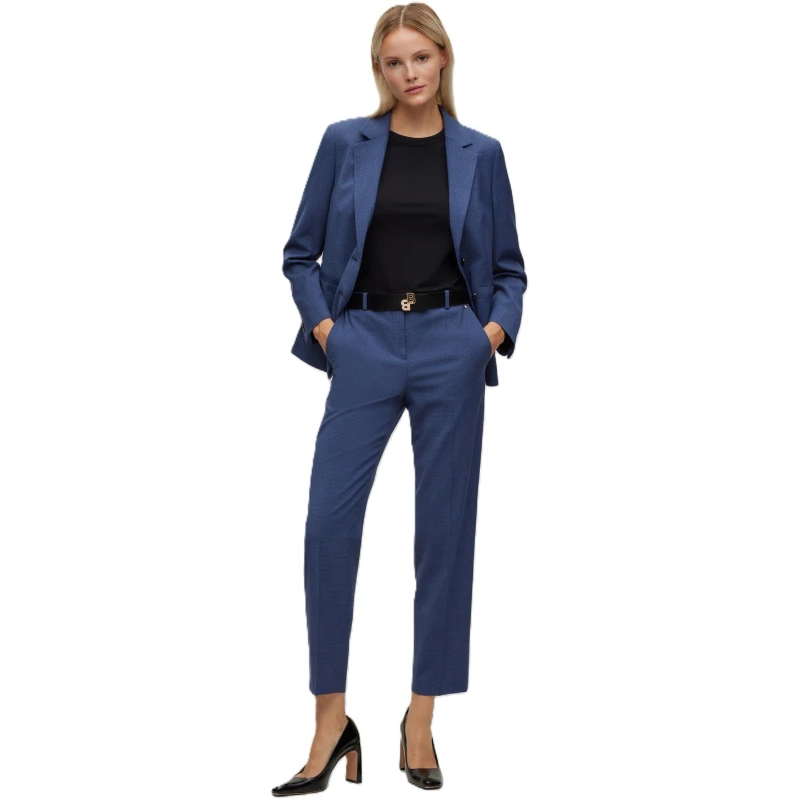 Image of Boss Womens Tasewa Wide Leg Trousers Open Misc female 10 (M)