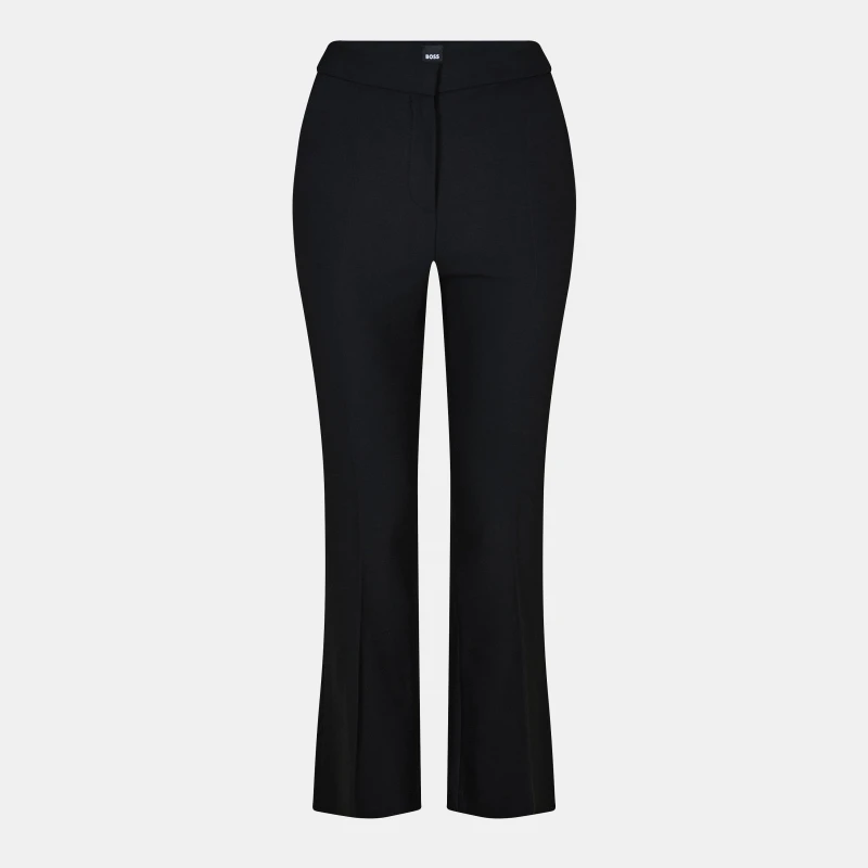 Image of Boss Womens Timasa1 Straight Leg Trousers Black female 23 L28