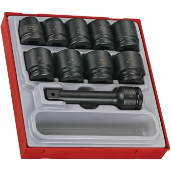 Image of Teng Tools - TTD9416 16 Piece 3/4' Drive Impact Socket Set