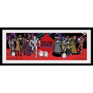 Image of Doctor Who Villains Framed Collector Print