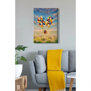 Image of Kanvas Tablo (50 x 70) - 103 Multicolor Decorative Canvas Painting