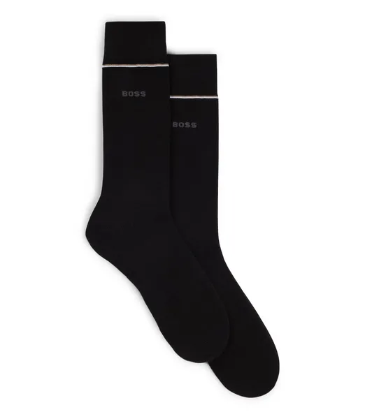 Image of Boss Boss 2p Rs Performance Cmax 1026105 Crew Socks 5.5-8 Black 43158203055
