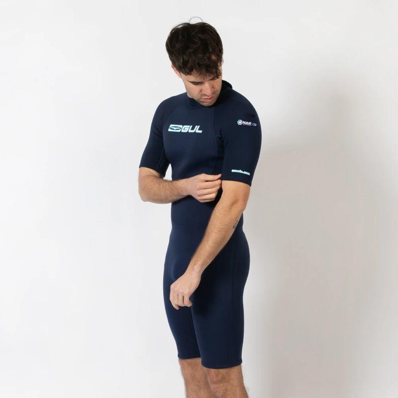 Image of Gul Shortie Wetsuit Mens - Blue Blue S