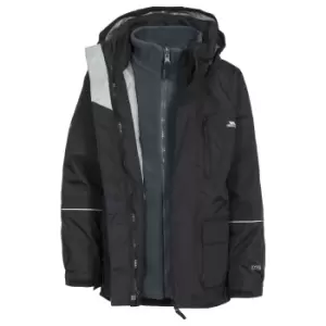 Image of Trespass Childrens/Kids Prime II Waterproof 3-In-1 Jacket (2/3 Years) (Black)