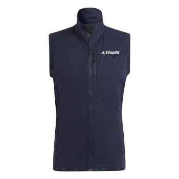 Image of adidas Terrex Xperior Cross-Country Ski Soft Shell Vest M - Legend Ink