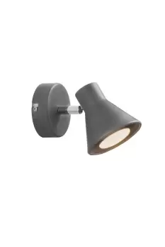 Image of Eik Single Spotlight Grey GU10