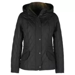 Image of Barbour Womens Millfire Quilt Black Classic 12