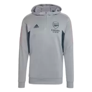 Image of adidas Arsenal Condivo 22 Hooded Track Top Mens - Clear