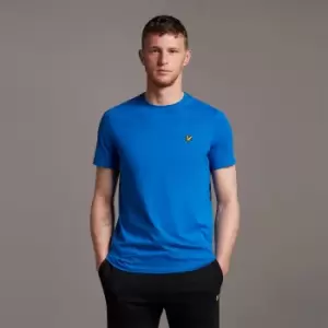 Image of Mens Plain T-Shirt - Bright Blue - S