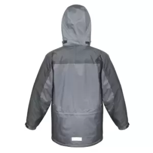 Image of Result Mens Seneca Midweight Performance StormDri Waterproof Windproof Jacket (M) (Anthracite/Black)
