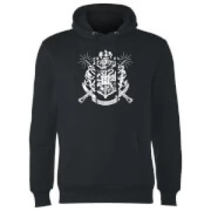 Image of Harry Potter Hogwarts House Crest Hoodie - Black