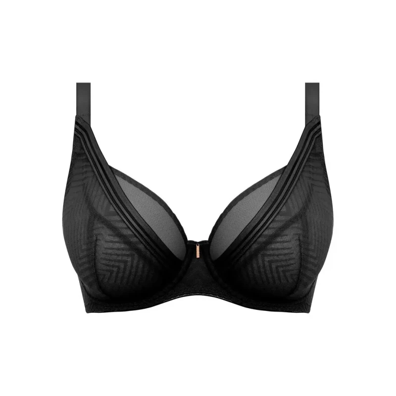 Image of Freya Womens underwired apex Foulard bra Freya Tailored Noir Female 85I