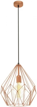 Image of Eglo Carlton Pendant Light - Copper
