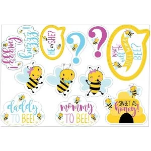 Image of What Will It Be Cutouts baby Shower Decorations