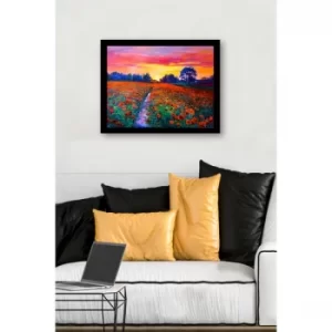Image of SC1145 Multicolor Decorative Framed MDF Painting
