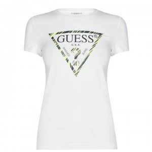 Image of Guess Ambra T Shirt - True White