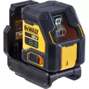 Image of DEWALT DCLE34021 18v XR Cordless Cross Line Self Levelling Green Laser Level No Batteries No Charger No Case