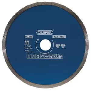 Image of Draper Continuous Diamond Blade, 200mm