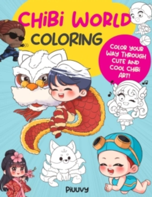 Image of Chibi World Coloring. Paperback. By Piuuvy Books