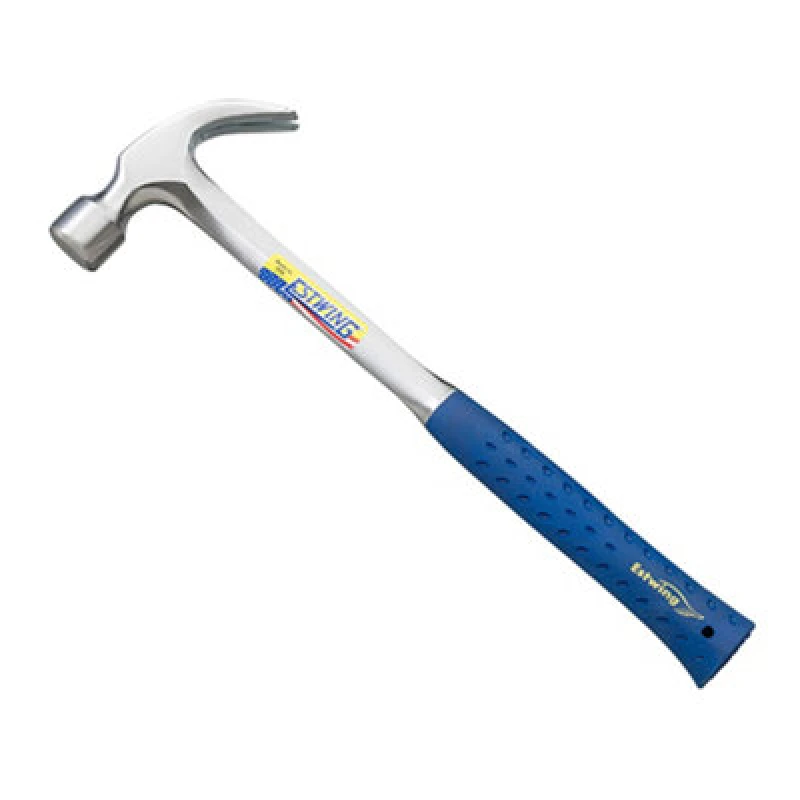 Image of Draper 23543 Estwing E3-22C Smooth Face Curved Framing Hammer, 22Oz/616G, 16"