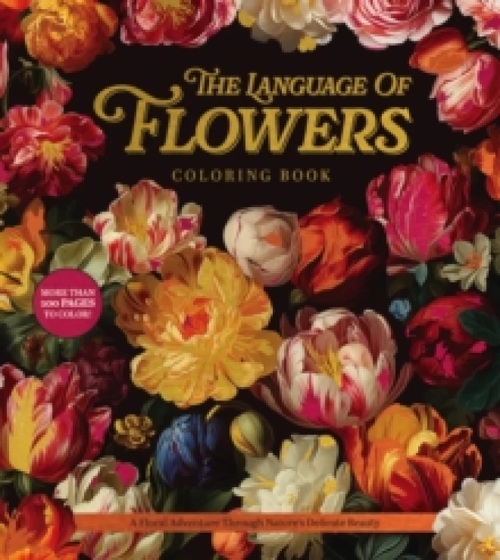 Image of The Language of Flowers Coloring Book. Paperback. By Editors of Chartwell Books Books